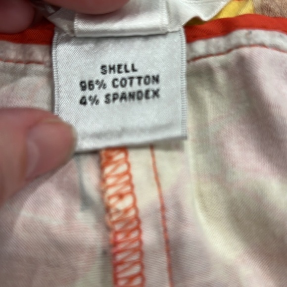 Talbots Tropical Print Culottes | Multicolor | Size 6 - Picture 6 of 10